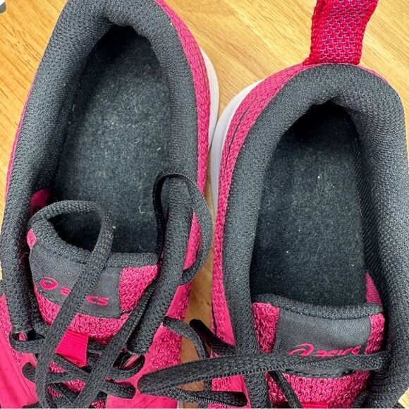 ASICS Kanmei Running Trainers Sneakers Shoes Hot Pink Black Women 9.5 T7H6N - Picture 9 of 11